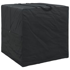 vidaXL Outdoor Aufbewahrungstasche Schwarz 80 x 80 x 60 cm 420D-Gewebe