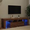 vidaXL TV-Schrank mit LED Artisan-Eiche 140x36,5x40 cm Holzwerkstoff