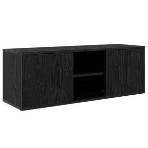 vidaXL TV-Schr&auml;nk Schwarz Eichen-Optik 100 x 31,5 x 35 cm