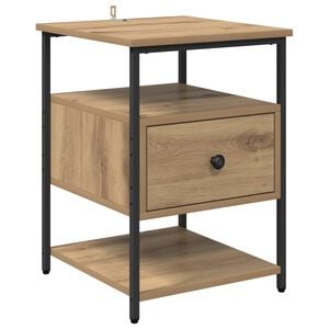 vidaXL Nachttisch Artisan-Eiche 40 x 42 x 56 cm Holzwerkstoff