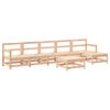 vidaXL 7-tlg. Garten-Lounge-Set Massivholz Kiefer