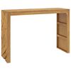 vidaXL Konsolentisch 110x35x75 cm Massivholz Teak