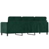 vidaXL 3-Sitzer-Sofa Dunkelgr&uuml;n 180 cm Samt