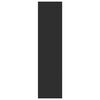 vidaXL Kleiderschrank Schwarz 30x50x200 cm Holzwerkstoff