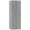 vidaXL 5-tlg. TV-Schrank-Set Grau Sonoma Holzwerkstoff