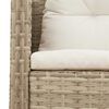 vidaXL Gartensofa-set mit Kissen 6 pcs Beige und Creme Poly-Rattan