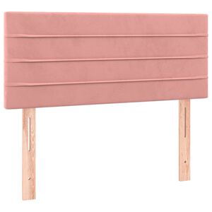 vidaXL Kopfteil Rosa 80x5x78/88 cm Samt