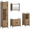 vidaXL Badezimmerschrank-Set 4 stk. Artisan-Eiche 40 x 36 x 181 cm