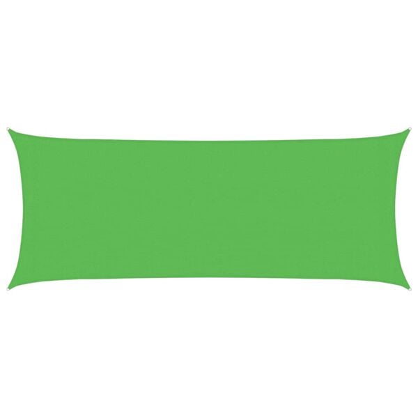 vidaXL Sonnensegel 160 g/m² Hellgrün 2x4,5 m HDPE