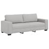 vidaXL 3-Sitzer-Sofa Wolkengrau 220x77x82 cm Stoff