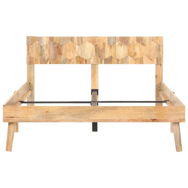 vidaXL Massivholzbett Mango 120x200 cm