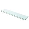 vidaXL Regalb&ouml;den 2 Stk. Glas Transparent 100x20 cm