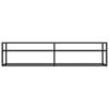 vidaXL TV-Schrank Weiß Marmor-Optik 180x40x40,5 cm Hartglas