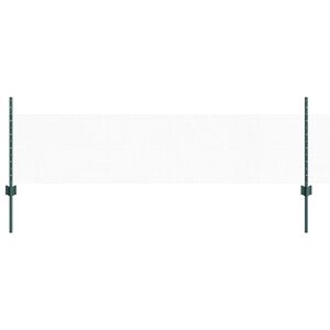 vidaXL Sechseckzaun mit Pfosten 25 x 0,5 m PVC-beschichteter Stahl