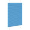 vidaXL Plissee Blau 95x100 cm Stoffbreite 94,4 cm Polyester