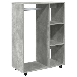 vidaXL Kleiderschrank Betongrau 80x40x110 cm Holzwerkstoff
