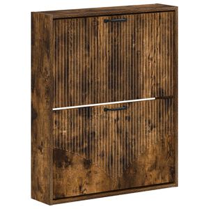 vidaXL Wandmontierter Schuhschrank HOORN 71 x 17 x 86 cm Holzwerkstoff