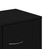 vidaXL Sideboard Schwarze Eiche 60x30x75 cm Holzwerkstoff
