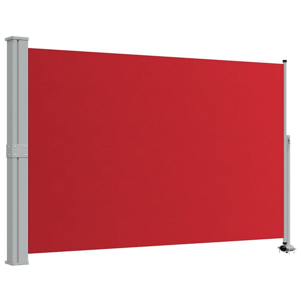 vidaXL Ausziehbare Seitenmarkise 160x300 cm Rot