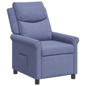 vidaXL Liegestuhl Jeans blau 69 x 93 x 102 cm Stoff