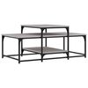 vidaXL Couchtisch Grau Sonoma 102x60x45 cm Holzwerkstoff