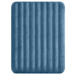 INTEX INTEX Luftbett mit Pumpe 152 x 203 x 25 cm Dunkelblau und Grau