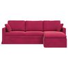 vidaXL Sofa Weinrot Gesamtabmessungen: 228 x 134 x 80 cm (B x T x H)
