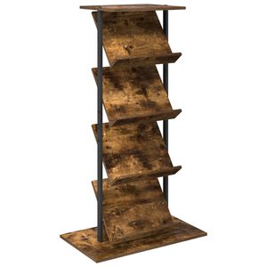vidaXL Magazinregal Ger&auml;ucherte Eiche 68 x 40 x 123.5 cm Holzwerkstoff