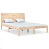 vidaXL Massivholzbett ohne Matratze 160x200 cm Kiefernholz