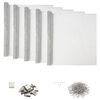 vidaXL Lichtschachtabdeckung mit Clips 5 stk. 70 x 190 cm Aluminium