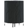 vidaXL Tischdecken Uni Schwarz 62 x 62 x 70 cm Stoff