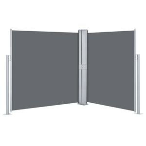vidaXL Ausziehbare Seitenmarkise Anthrazit 140 x 600 cm