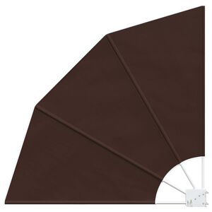 vidaXL Balkon Sichtschutz 210 x 210 cm Polyester Braun