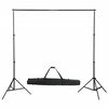 vidaXL Fotostudio-Set mit Lampen, Schirmen, Hintergrund & Reflektor