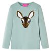 Kinder-Langarmshirt Minzgr&uuml;n 116