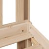 vidaXL Massivholzbett mit Regal ohne Matratze 160x200 cm Kiefernholz