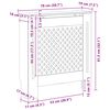 vidaXL MDF Heizk&ouml;rperverkleidung 78 cm