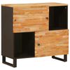 vidaXL Seitenschrank Braun 80 x 33 x 75 cm Massivholz Mango