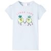 vidaXL Kinder-T-Shirt Hellblau 140