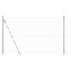 vidaXL Zaunpfosten Silber 50 x 1,5 m (19 x 19 mm Mesh) Stahl