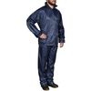 vidaXL Blaue Regenbekleidung f&uuml;r M&auml;nner 2-teilig mit Kapuze Gr&ouml;&szlig;e XL