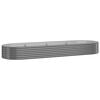 vidaXL Hochbeet Verzinkter Stahl 322x100x36 cm Grau