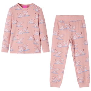Kinderpyjama mit Langen &Auml;rmeln Hellrosa 116