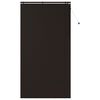 vidaXL Jalousie Dunkelbraun 125 x 250 cm 35 mm Massives Paulownia-Holz