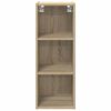 vidaXL H&auml;ngeschrank Sonoma-Eiche 30 x 29,5 x 80 cm Holzwerkstoff