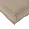 vidaXL Kissenset 3 pcs Taupe Oxford-Stoff