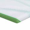 vidaXL Matratzenauflage Wei&szlig; und Gr&uuml;n 180 x 200 cm Jacquard Stoff