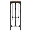 vidaXL Konsolentisch Braun Eichen-Optik 200x29x75 cm Holzwerkstoff