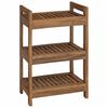 vidaXL Badregal Natur 45 x 30 x 71 cm Massivholz Teak