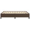 vidaXL Bettgestell Braun 140x200 cm Kunstleder